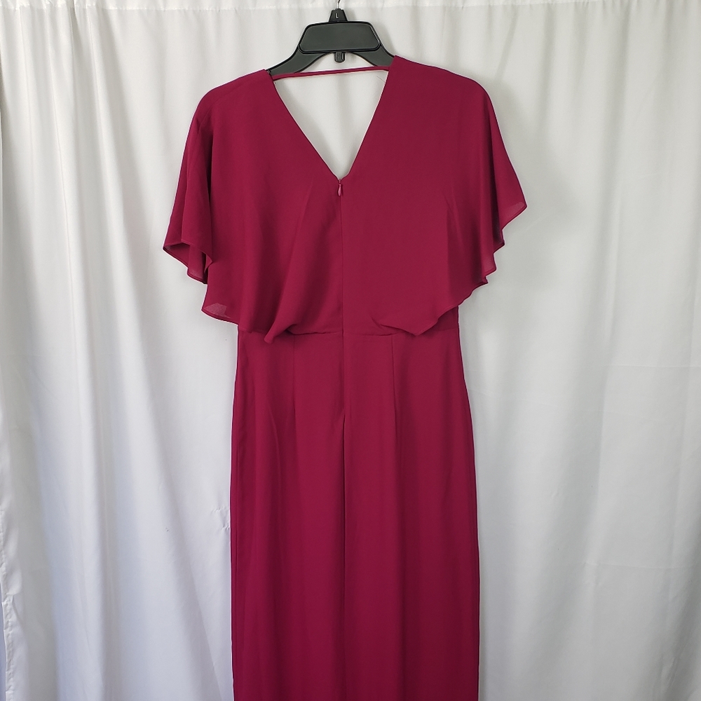H by Halston V Neck Ruffle Dress - Picture 5 of 10
